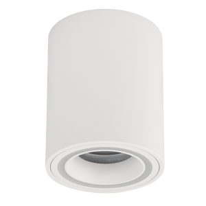 SDRGU10WH Тяло за открит монтаж, кръг, GU10, стационарно, бяло, IP20