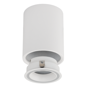 SDRGU10WH Тяло за открит монтаж, кръг, GU10, стационарно, бяло, IP20
