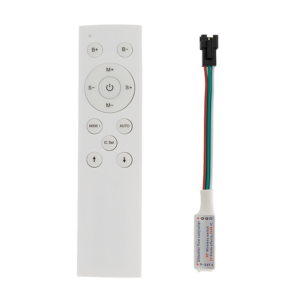 DIGC1RF RF Контролер за едноцветна дигитална LED лента 1 порт 12-24V DC IC WS2811 2048 pixels